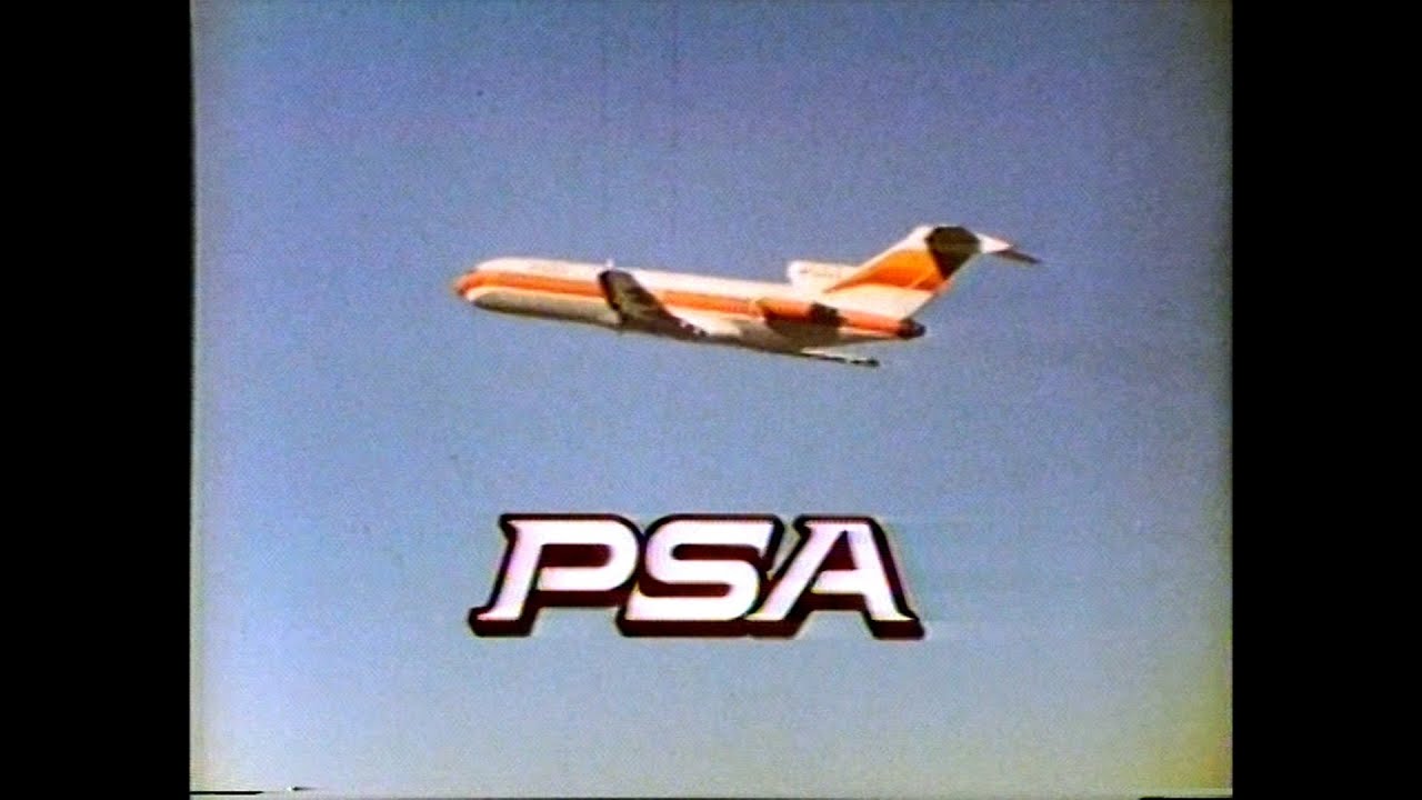 Pacific Southwest Airlines (PSA) commercials (1976-1978)