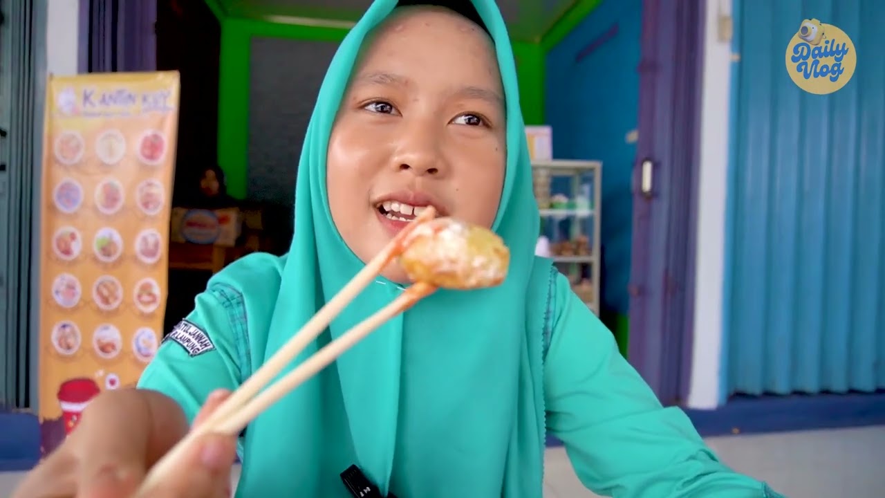 DAILY VLOG | REVIEW MAKANAN DI KANTIN BAITUL JANNAH ISLAMIC SCHOOL BANDAR LAMPUNG