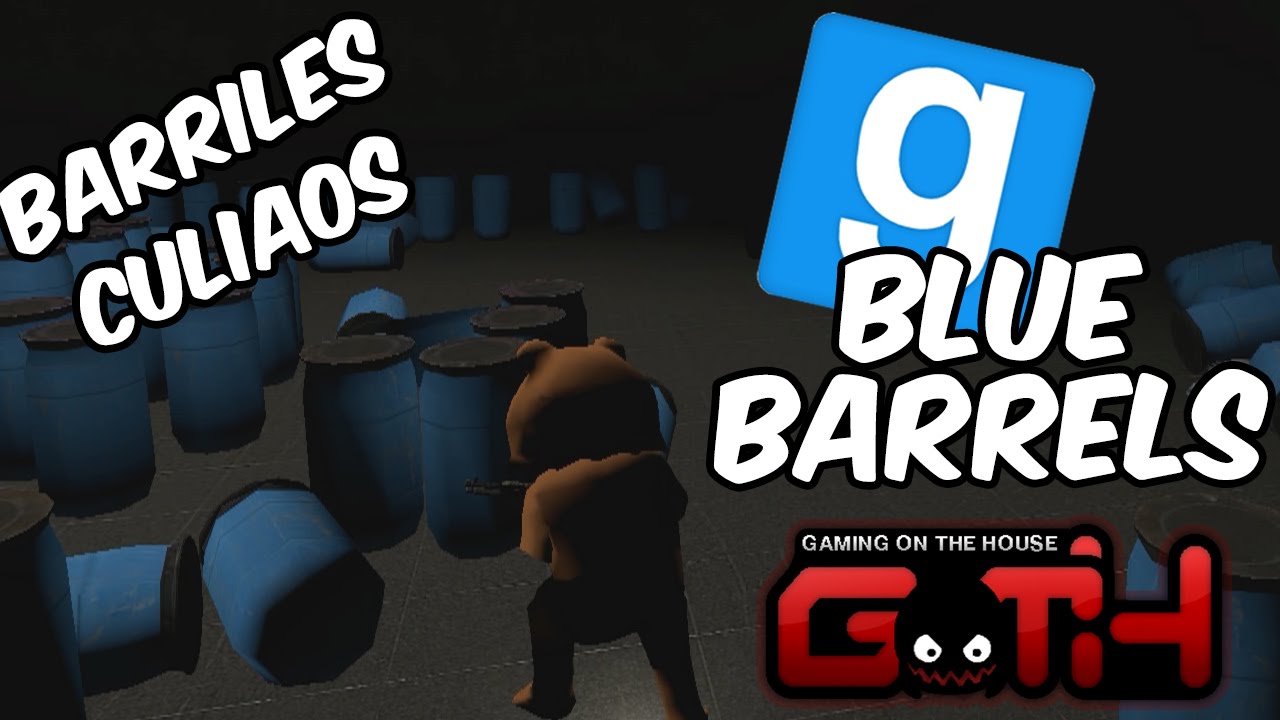 BLUE BARRELS! PropHunt GMOD en Español - GOTH