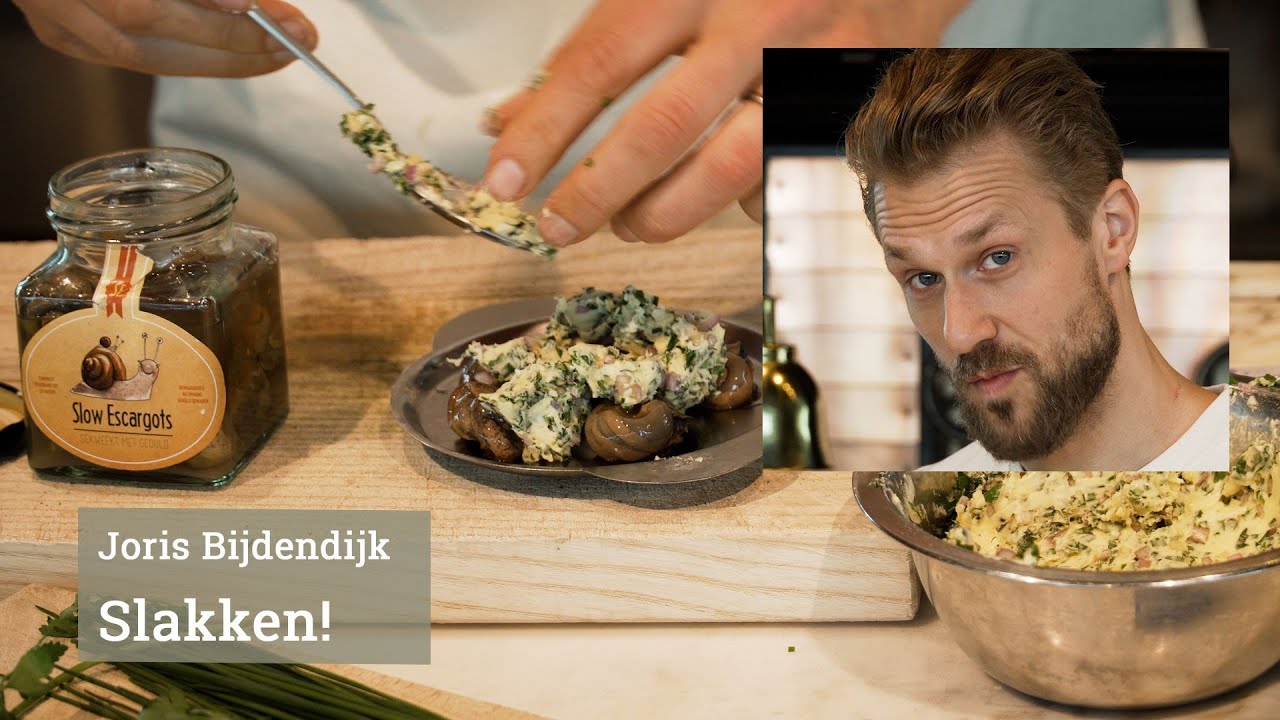 Joris Bijdendijk maakt slakken uit 'Chez Bijdendijk'
