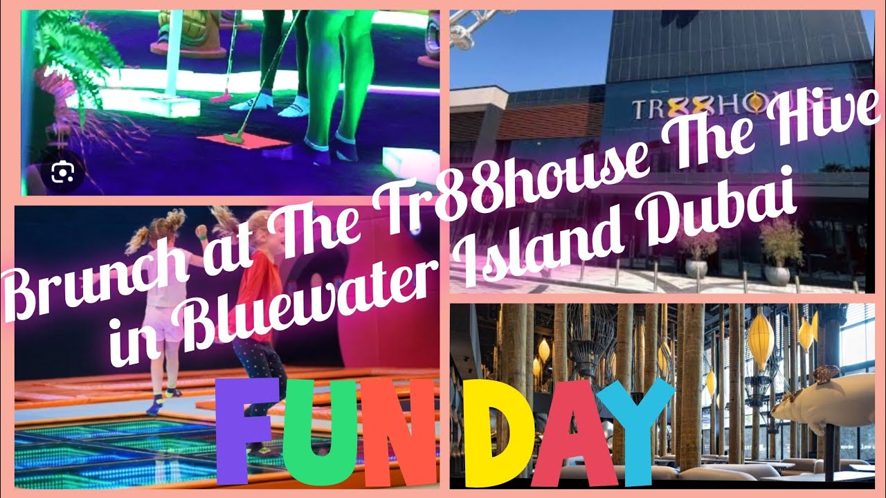 Brunch at The Tr88house The Hive in Bluewater Island Dubai