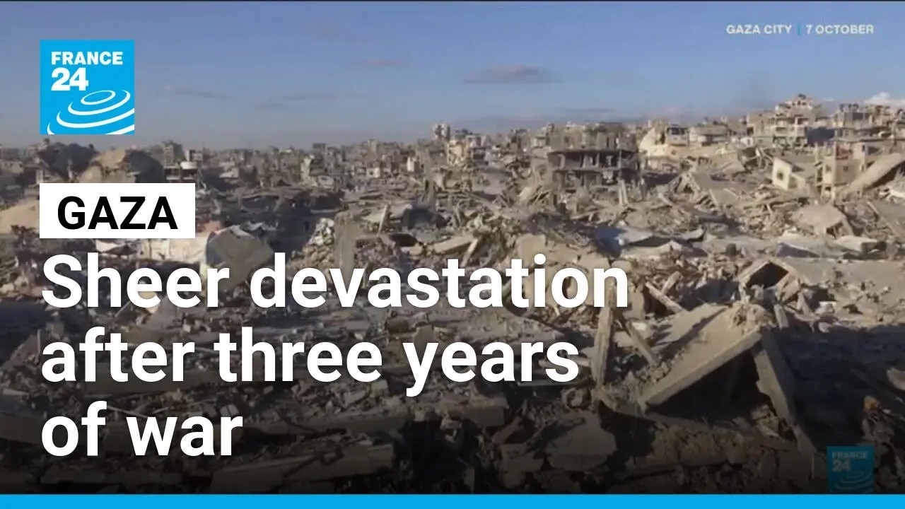 Devastation in Gaza: Three years of war reshape the enclave beyond recognition &bull; FRANCE 24 English