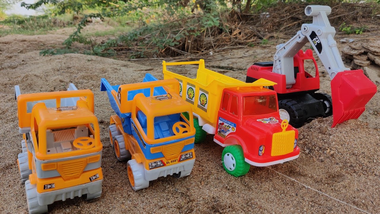 jcb | jcb machine fully loaded sand by truck | jcb video