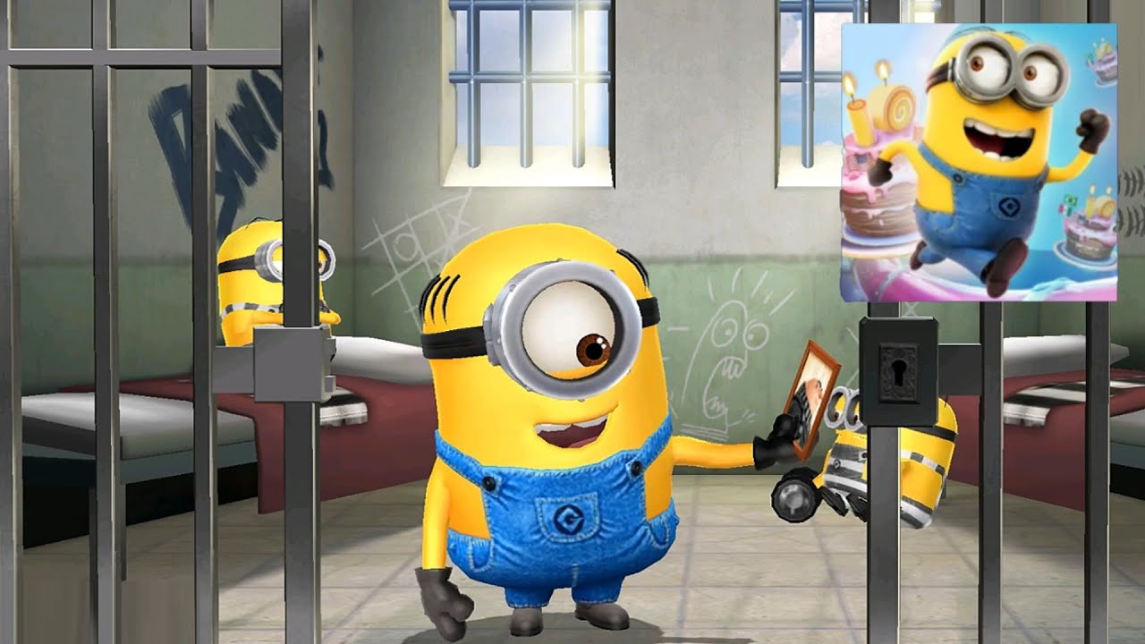 Despicable me Minion rush Mel minion costume run challenge Prison & Fun Land gameplay android ios