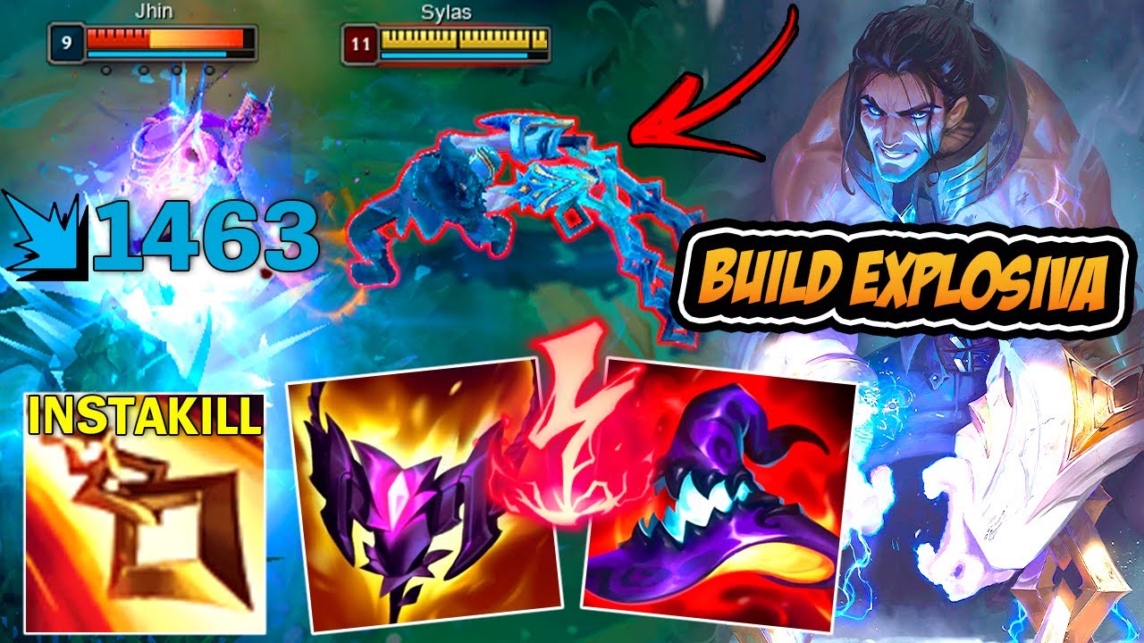 A NOVA BUILD EXPLOSIVA DO SYLAS MID (INSTAKILL NA CORRENTE) - LEAGUE OF LEGENDS