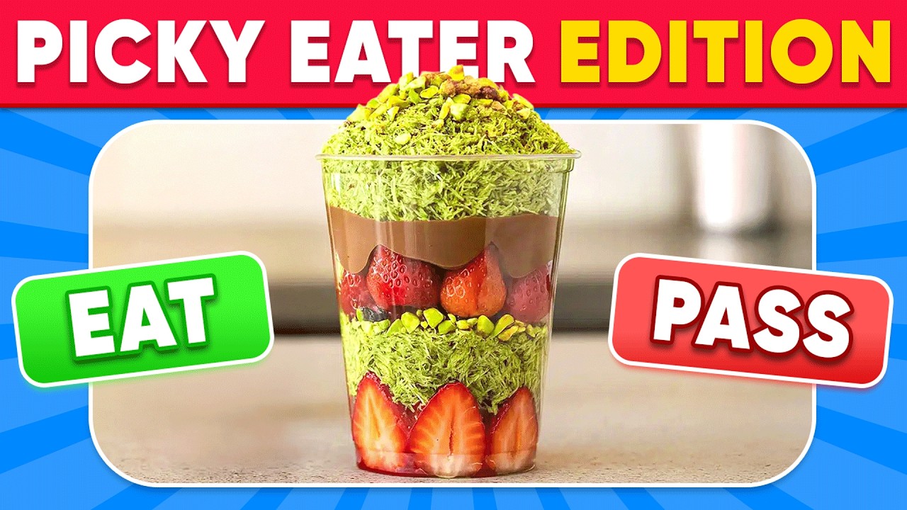 EAT or PASS 🍫🤢 Would You Rather Eat This? Viral Food Edition 🍕 Daily Quiz