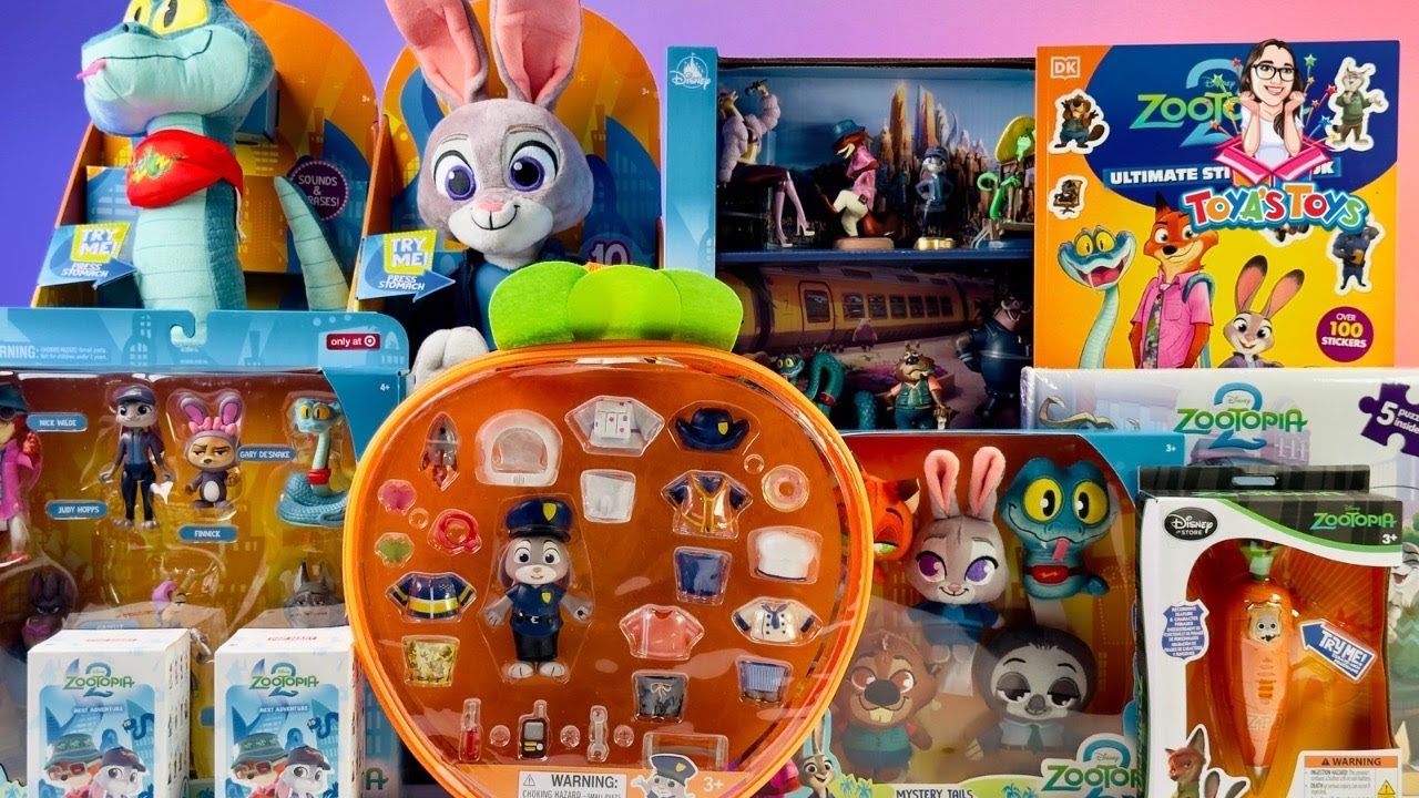 Unboxing and Review of Disney Zootopia 2 Toys Collection