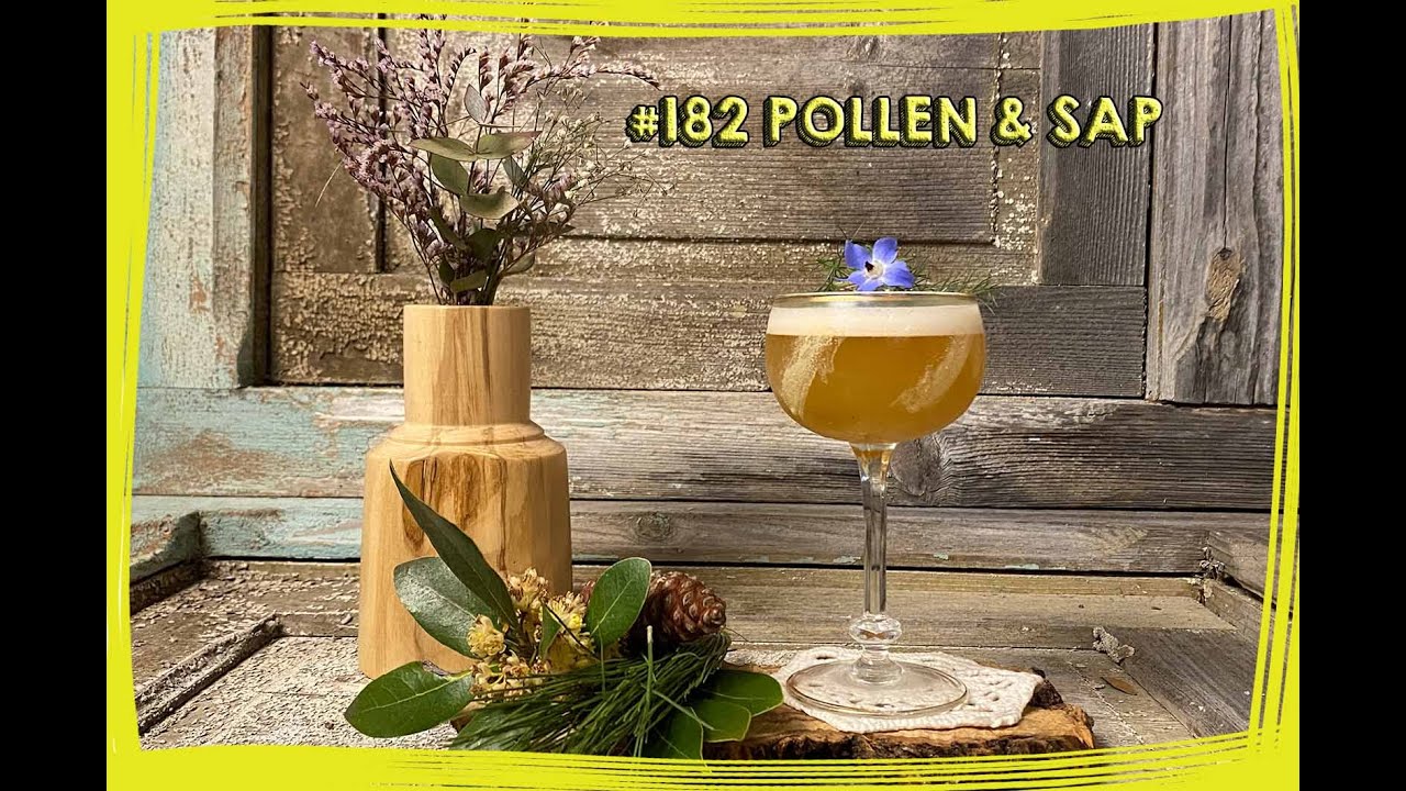 #182 Bar Mita - Come ti preparo un cocktail con LINFA di VITE, POLLINE di PINO e liquore PINETA