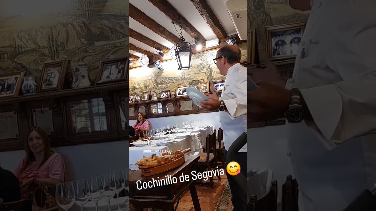 Cochinillo de Segovia #cubanosenespa&ntilde;a #hijos #vlogfamiliar #vidaenmigracion #aventuras #segovia