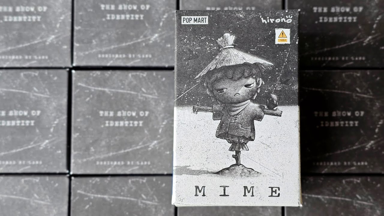 🩶 Pop Mart Hirono: MIME, blind box case!