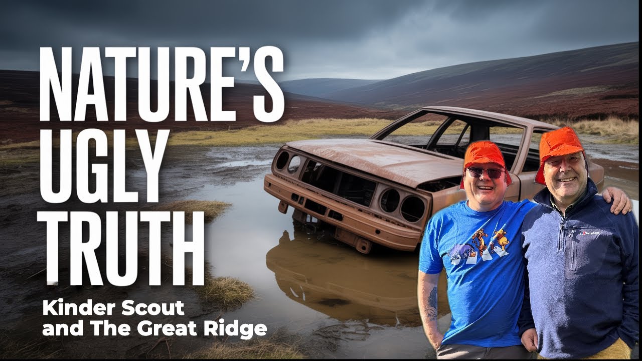 Exploring Kinder Scout and The Great Ridge: Abandoned Cars & Nature's Scars