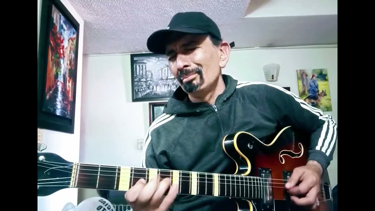 Prueba de improvisación en  Dórico, Hofner, Baby bass en Looper 