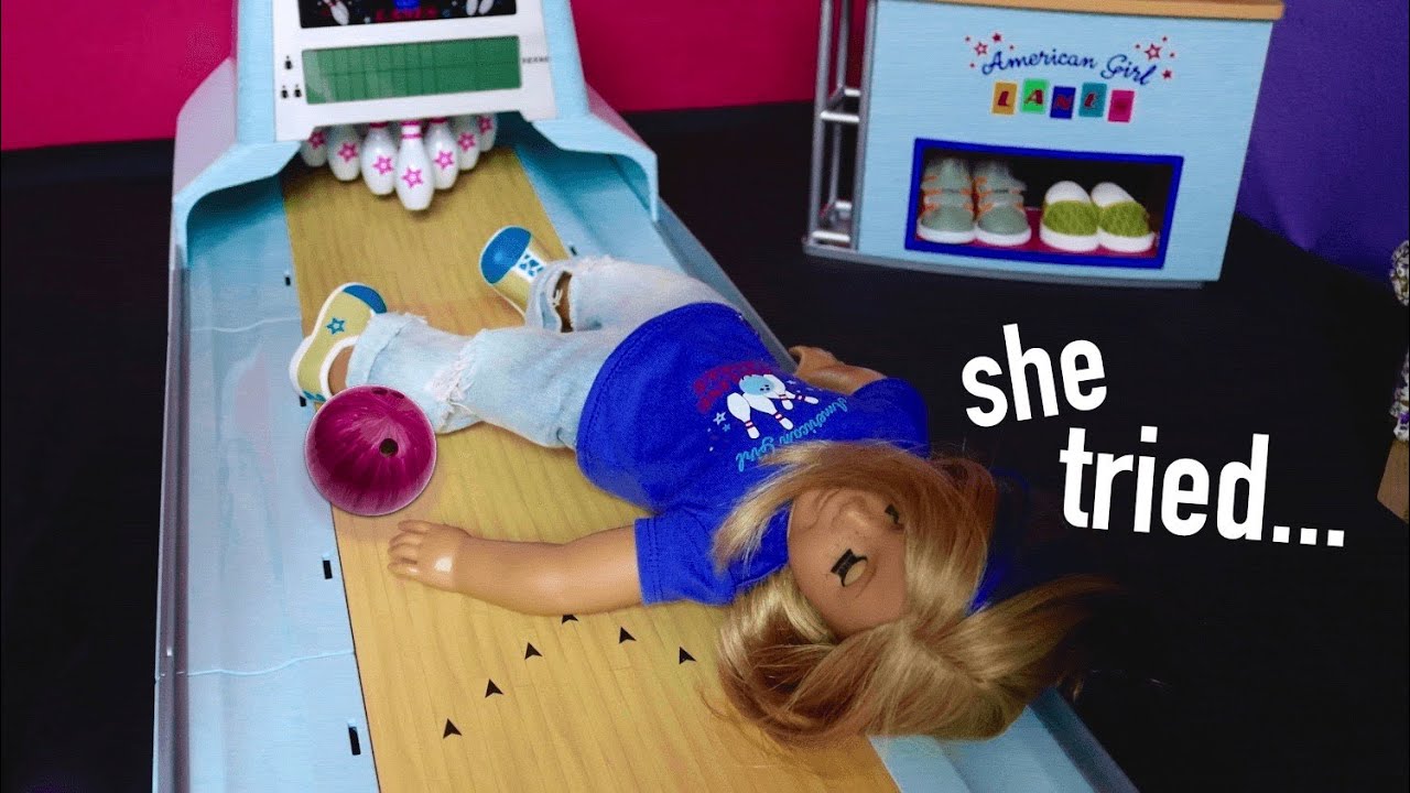 LYDIA GOES BOWLING!! AGSM american girl doll stop motion movie | White Fox Stopmotion