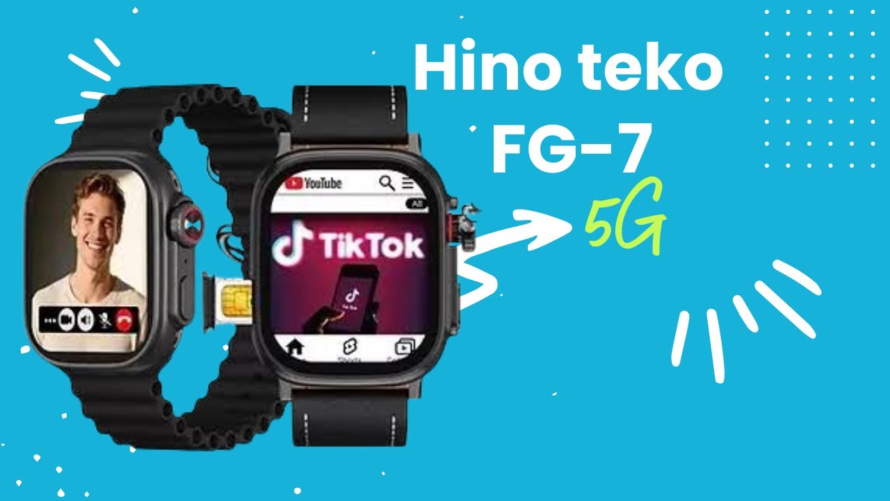 Haino teko FG-7 ساعة بشريحة وكاميرا 180 درجة سوفت وير رايق اوي
