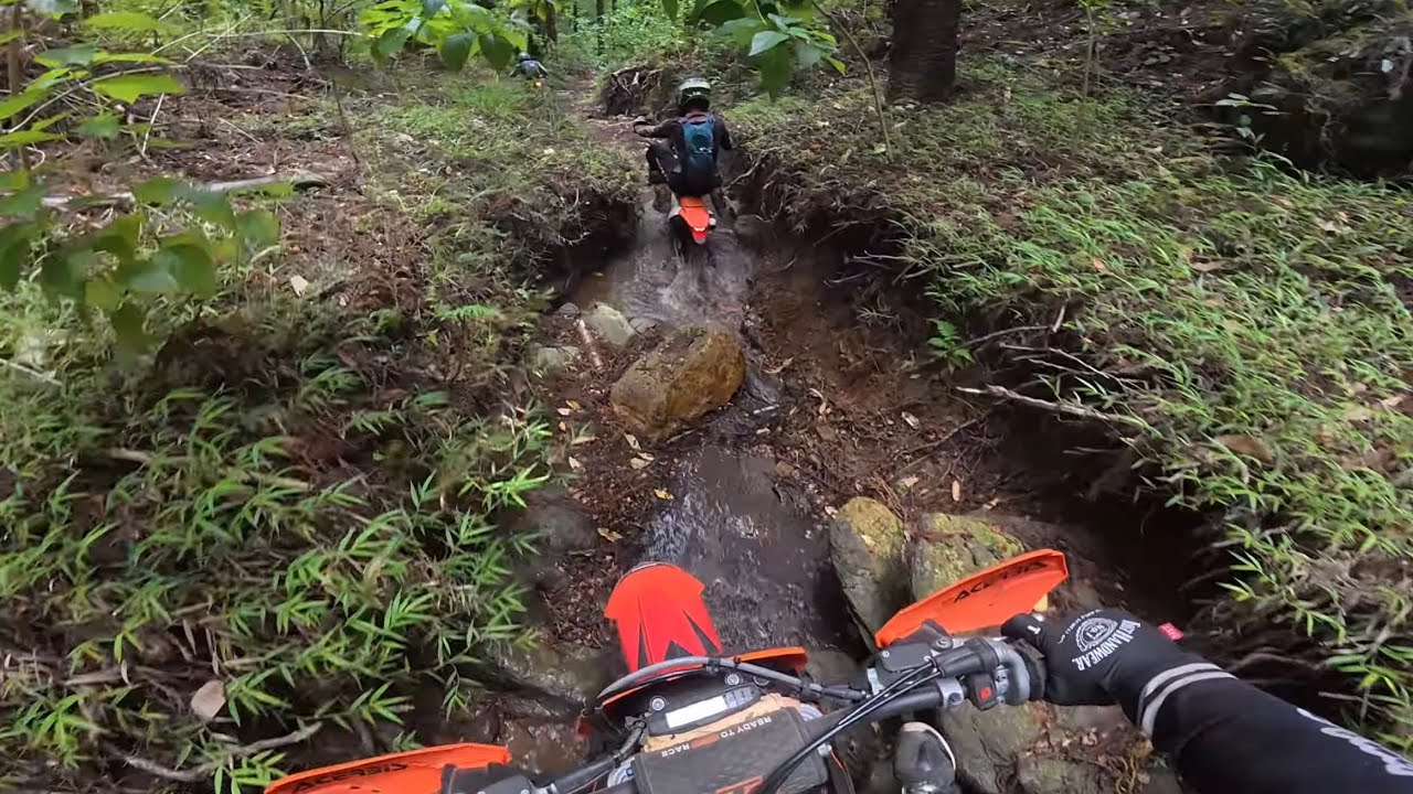2 or 4 stroke for technical trails? Who cares! Awesome trails in SEQ. 