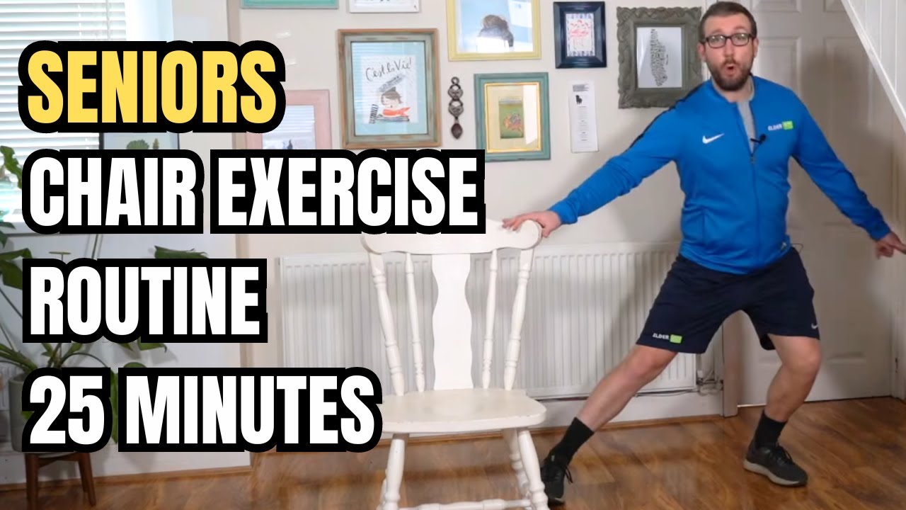 25 Minute Standing Chair Exercise Routine