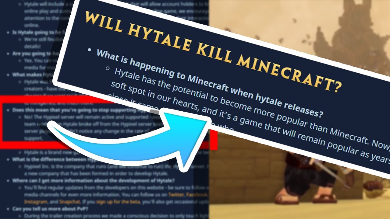 Hytale Is Going To kill Minecraft - Here Is Why!