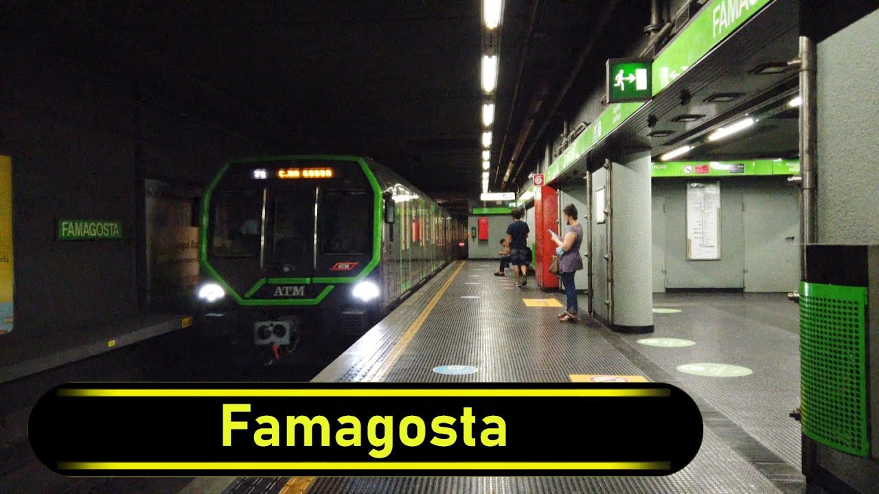 Metro Station Famagosta - Milan 🇮🇹 - Walkthrough 🚶