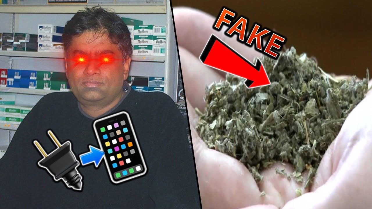 Smoking Fake We*d from the Smoke Shop