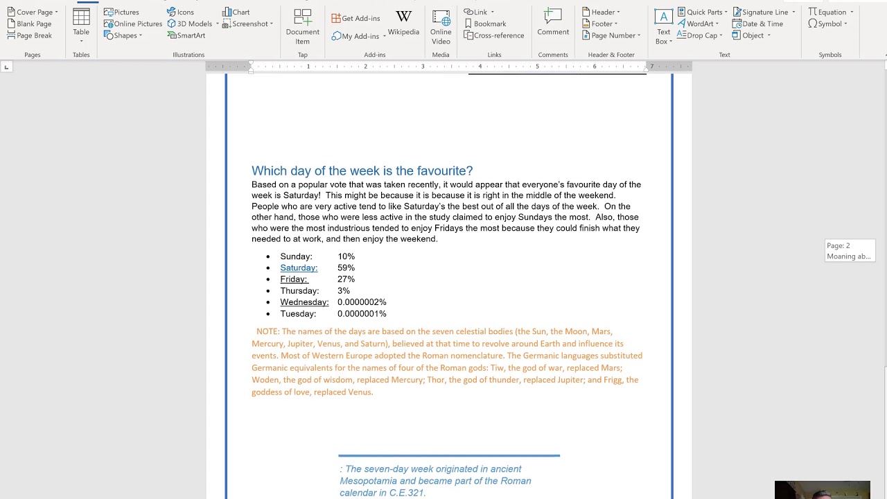 Microsoft Word 2019 Certification Review Part 2