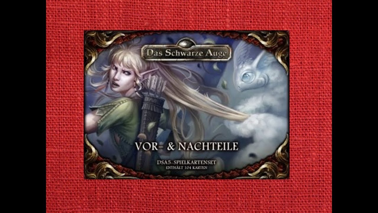 Vor- und Nachteile |DSA5 Spielkartenset