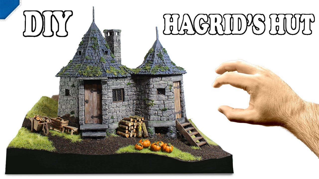 I made Hagrid's Hut from Harry Potter DIY Diorama