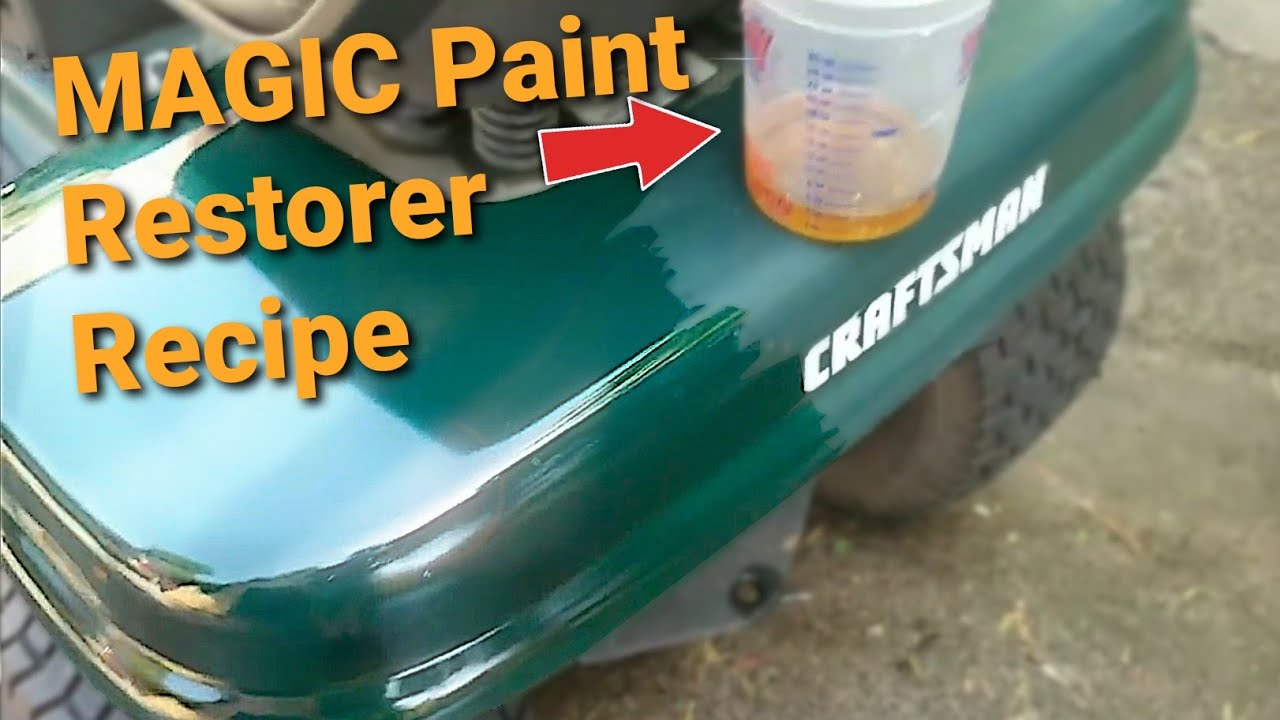 How to Restore Faded or Oxidized Plastic, Metal or Paint Job w/ Boiled Linseed Oil & Mineral Spirits