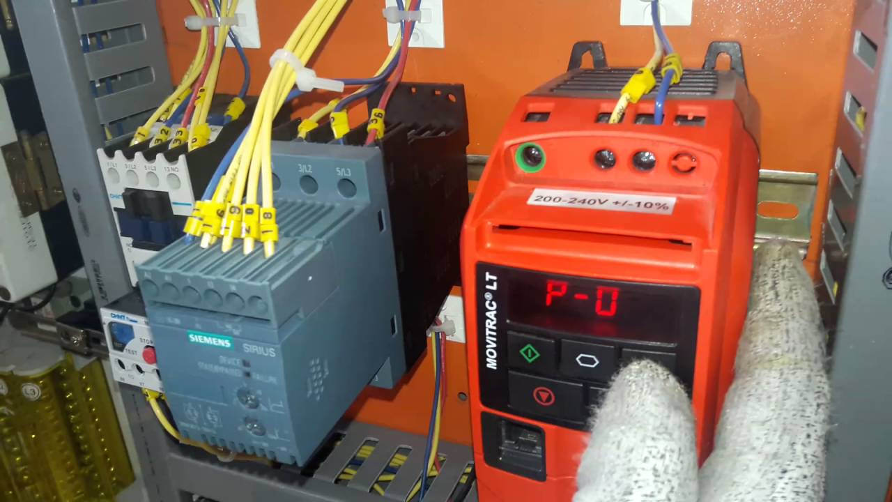 CONFIGURACION VFD MOVITRAC LT