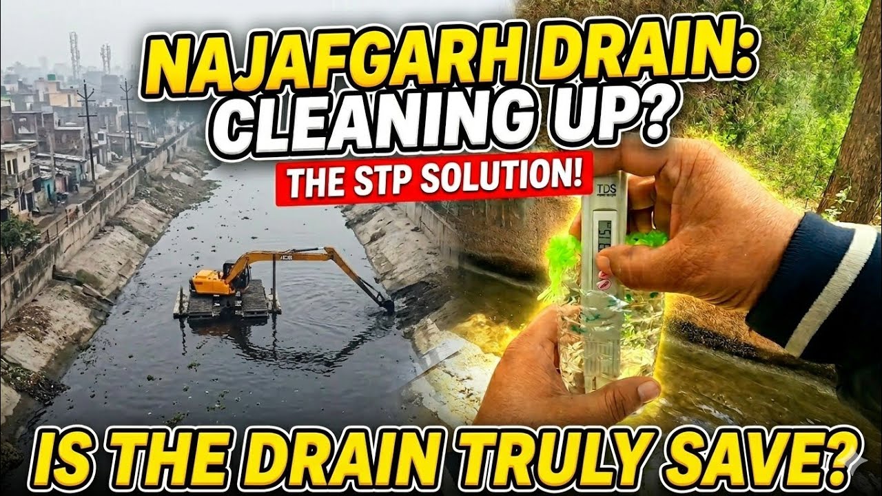 Mission yamuna cleanup 2026:What type of water delivered in sahibi river by Dwarka STP. 🙏