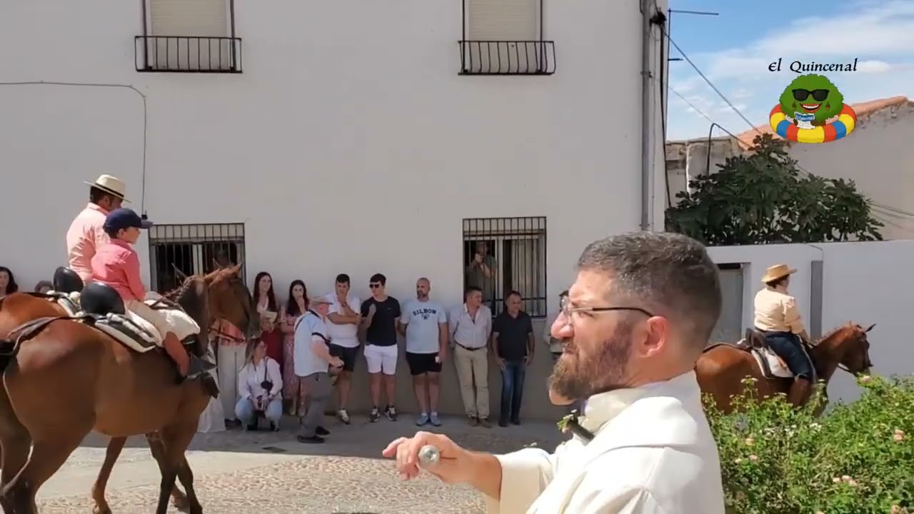 Concentración de caballistas en la Ofrenda floral a la Virgen de Piedrasantas en Pedroche
