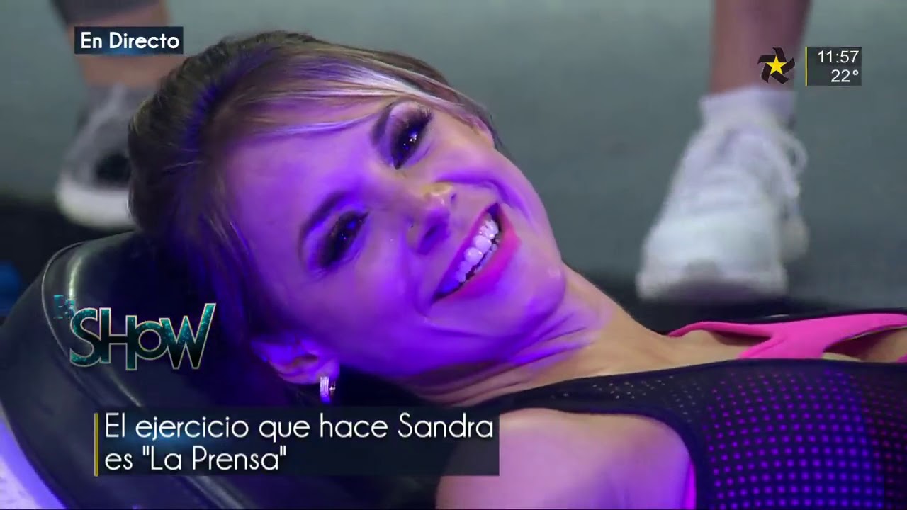 Sandra Padilla hace la prensa