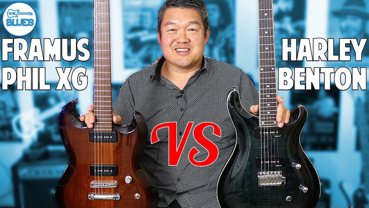 Framus Phil XG vs Harley Benton CST-24 P90 Pickups Comparison
