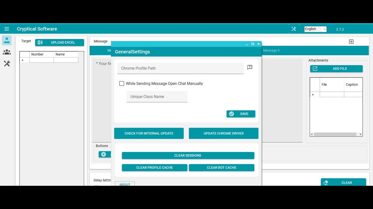 Cryptical Software - How to Internal Update & Update Chrome Driver #bulkwhatsapp #software