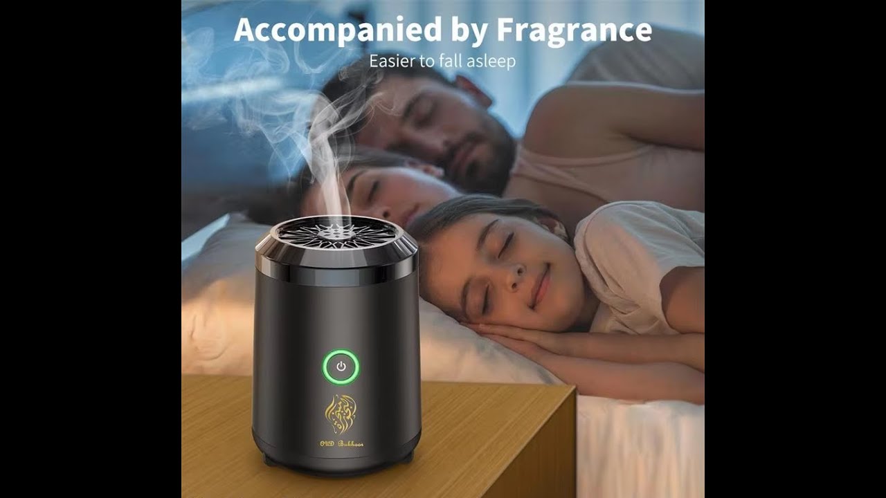 Portable Mini Incense Burner Bakhoor Rechargeable USB Aroma Diffuser Electric Arabic Incense Holder