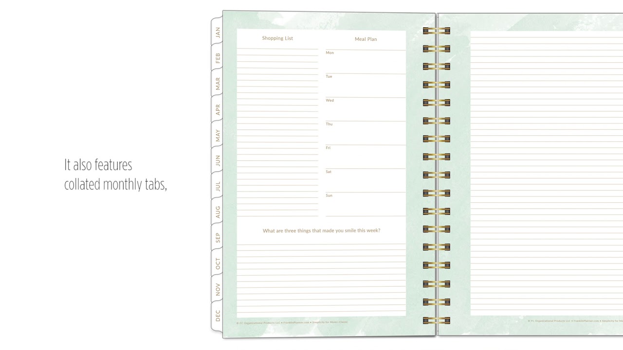 Simplicity for Moms Planner