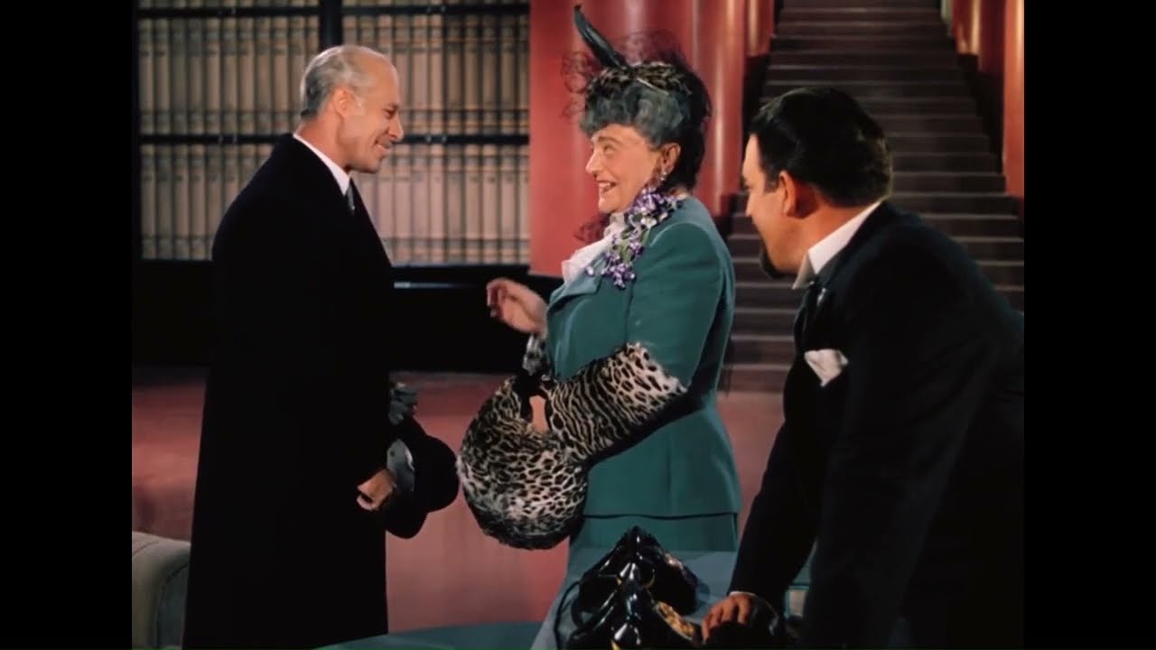Laird Cregar Takes Care of Florence Bates in Heaven Can Wait (1943)