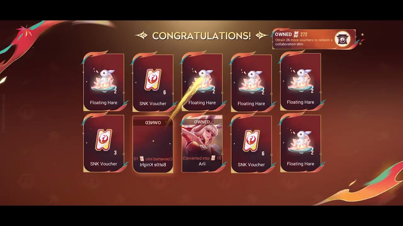 SNK Skin Wish Event #hok #snk #honorofkings #fyp 