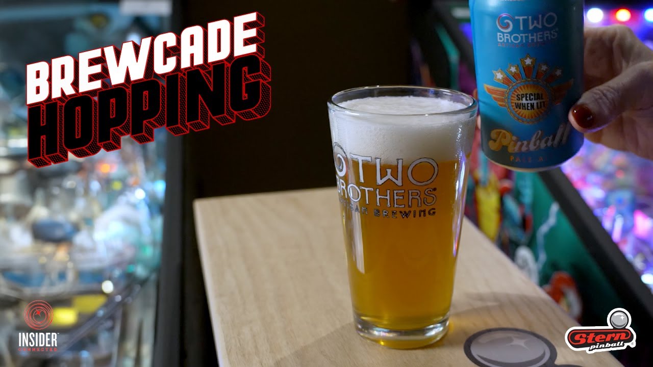 Stern Pinball's Brewcade Hopping with Two Brothers Brewing Company