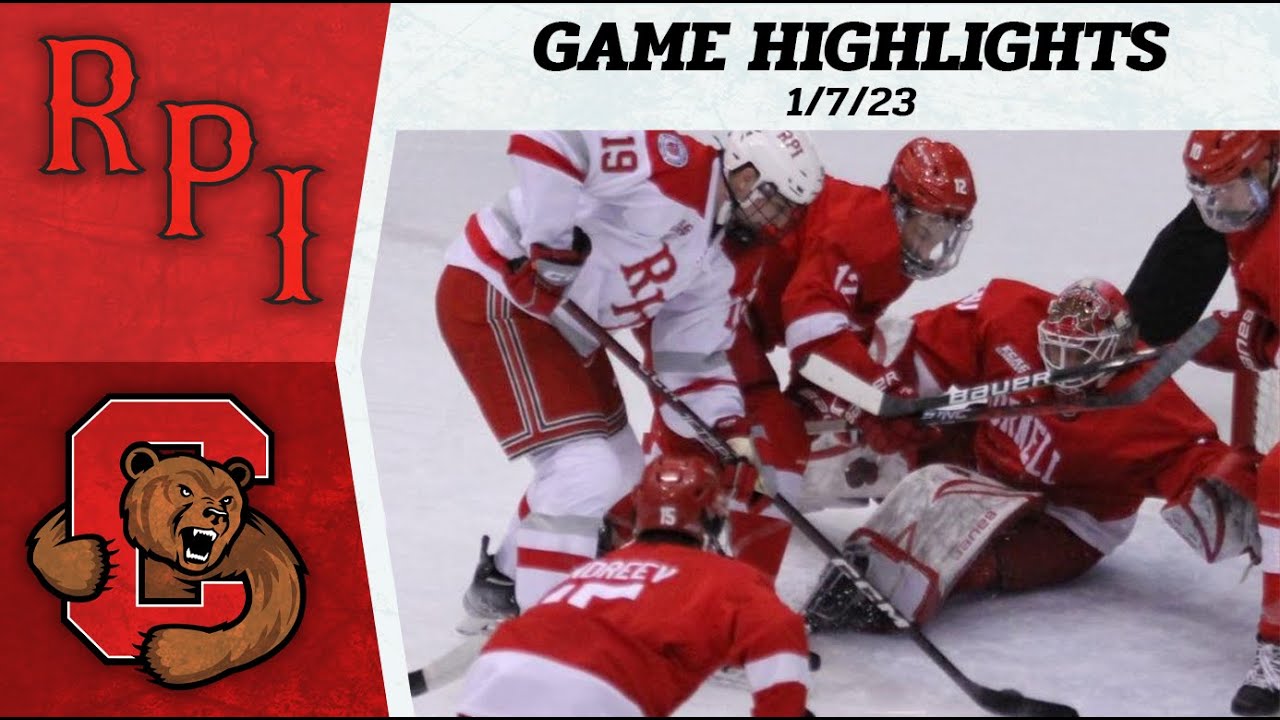 Cornell @ RPI 1/7/2023 | Men's Hockey Highlights