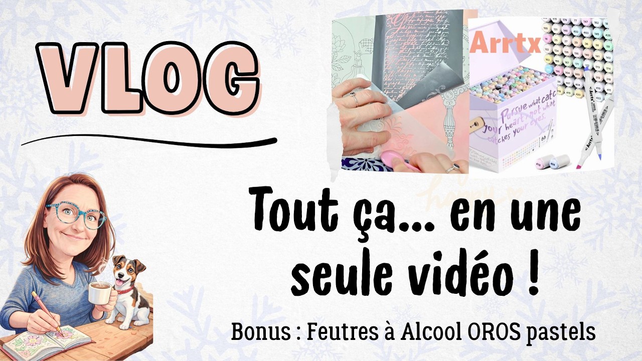 GROSSE envie de colo ! ✨ Réception Arrtx OROS Pastels + 2 colos finies | Vlog créatif