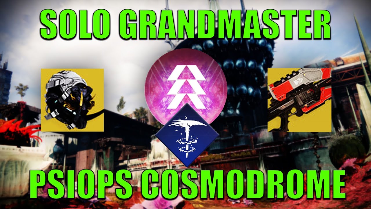 Solo Psiops BG: Cosmodrome GM w/ Mask of Fealty & Ice Breaker - Prismatic Hunter [Destiny 2]