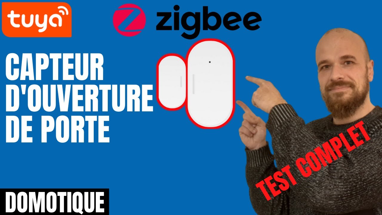 Test d'un capteur d'ouverture de porte Zigbee pas cher à moins de 9€