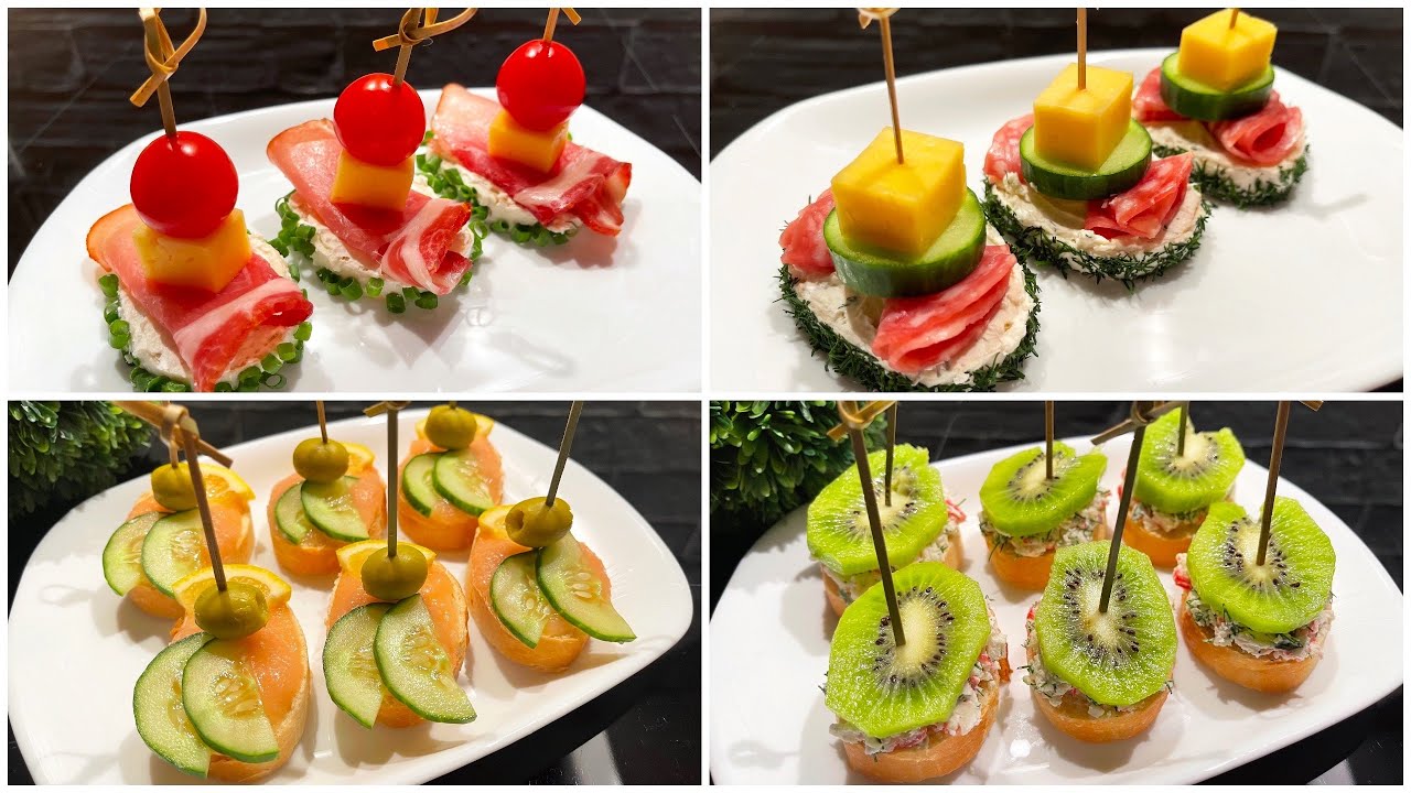 Праздничные бутерброды на Рождество и Новый год! Вкусные закуски