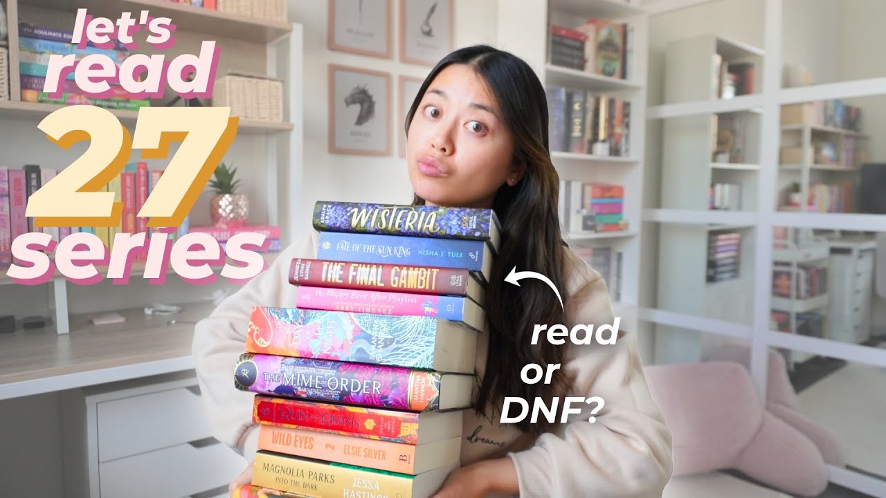 attempting to finish the 27 series I'm in the middle of (and DNFing some...) 📚👀