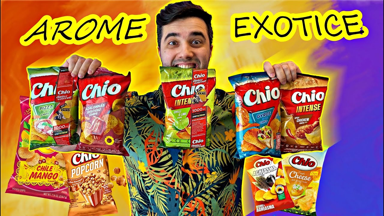 INCERC CELE MAI CIUDATE si EXOTICE AROME de la CHIO !! (Din alte țări..)