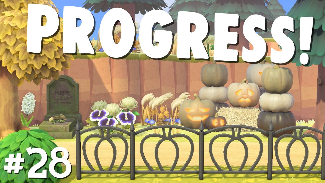 Day 28 - I designed a SPOOKY island in 30 days with NO Nintendo online