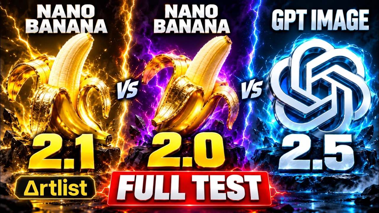 Nano Banana 2.1 против GPT Image 2.5: одинаковые подсказки, большая разница.