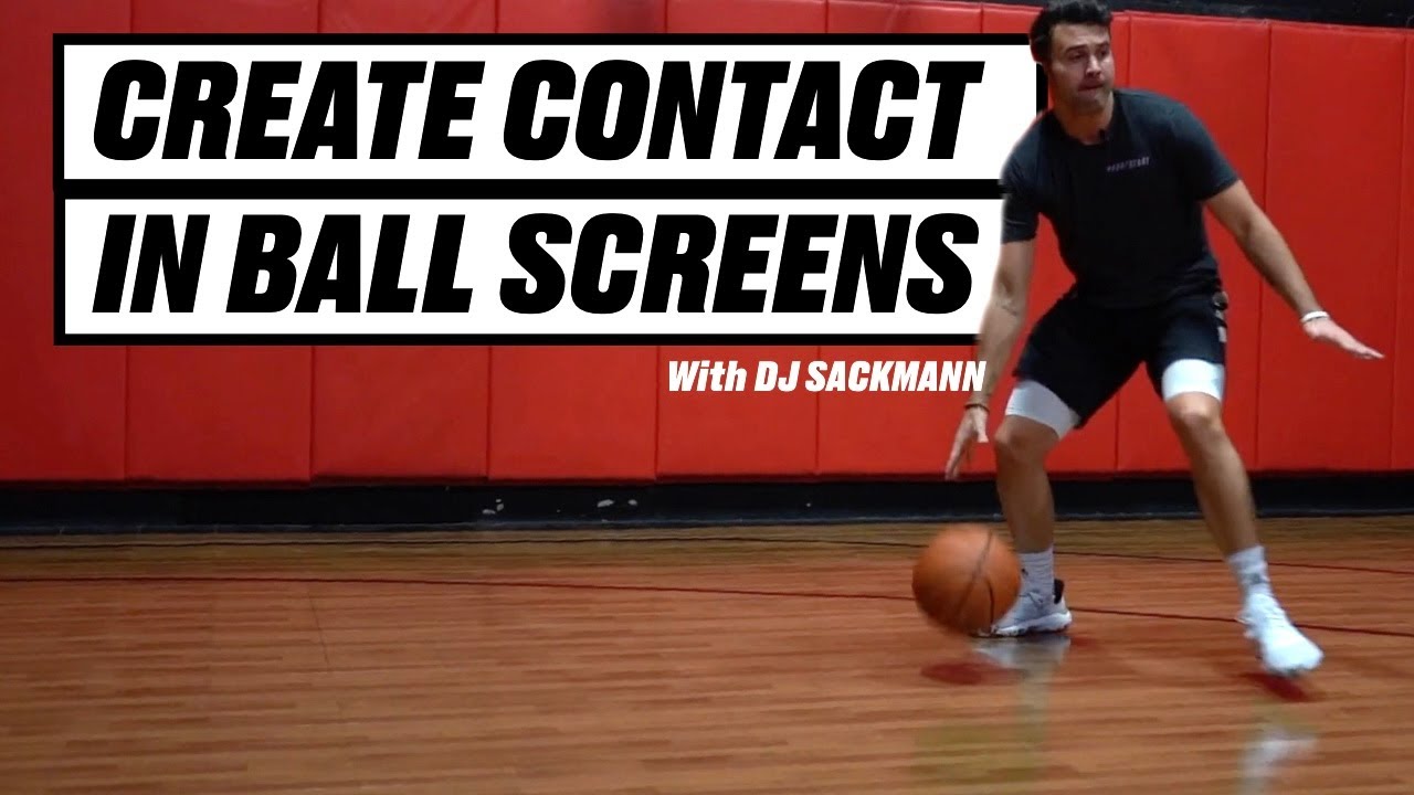 How to Create Contact in Pick and Roll with NBA Trainer DJ Sackmann #hoopstudy #pnr