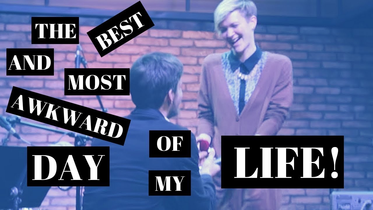 The best and most awkward day of my life! | my engagement video!