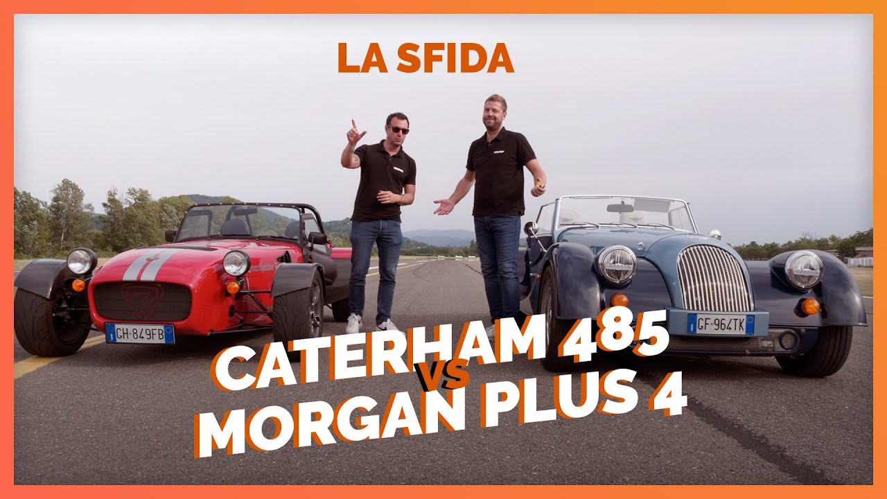 CATERHAM 485 CRS vs MORGAN Plus Four - Drag Race - La SFIDA FINALE fra Matteo e Emiliano